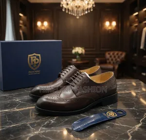Coffee Brown Flap Lace Frank Perry Dressing Shoes
