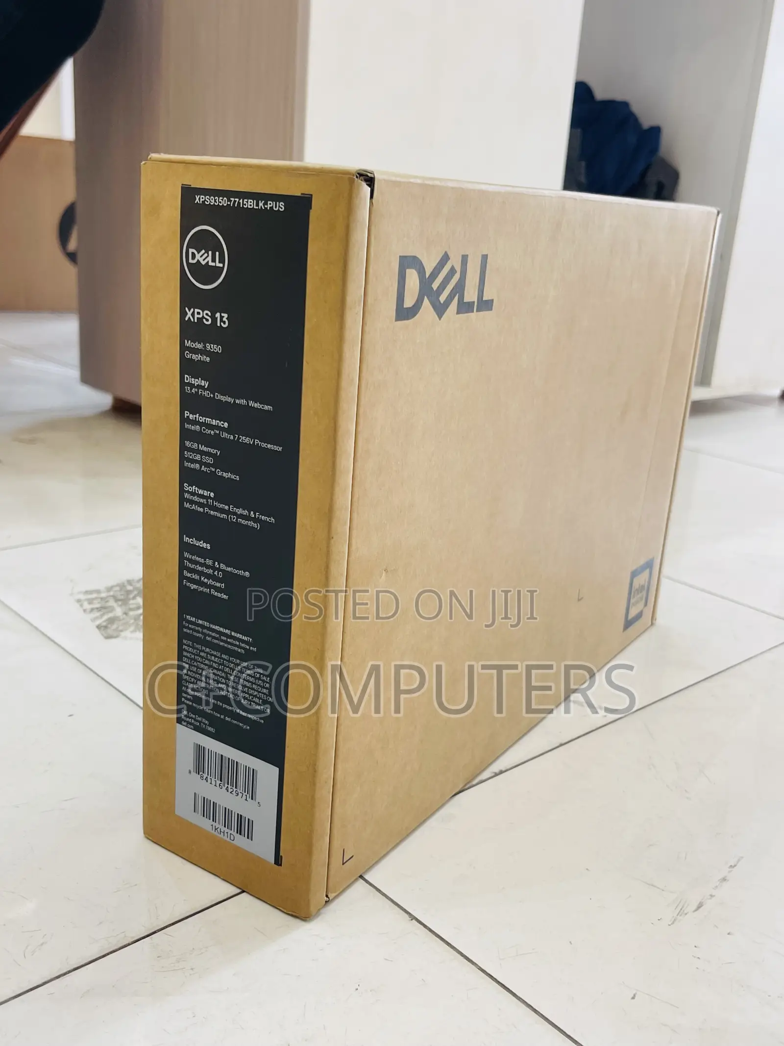 New Laptop Dell XPS 13 (9350) 16GB Intel Core Ultra 7 SSD 512GB