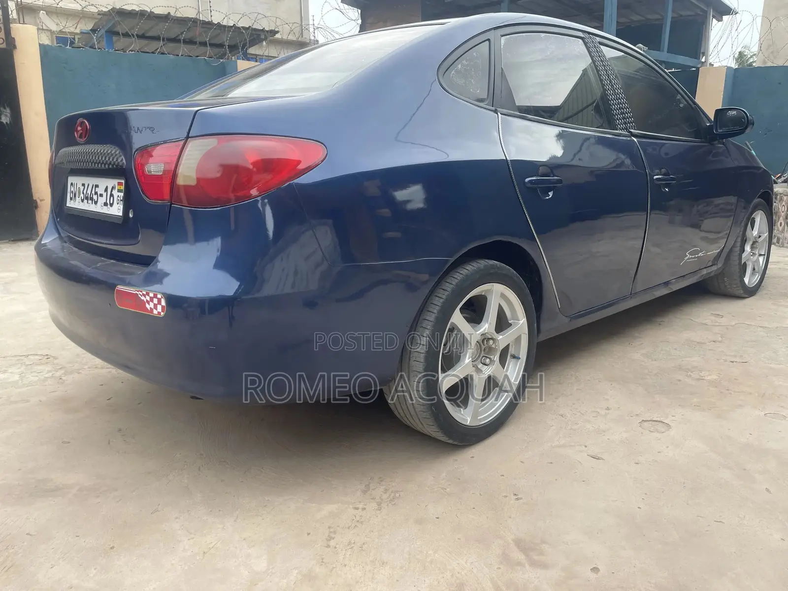 Hyundai Elantra 2008 Blue