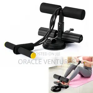 Portable Sit-Up Assistant Bar Suction Cup Abdominal Trainer