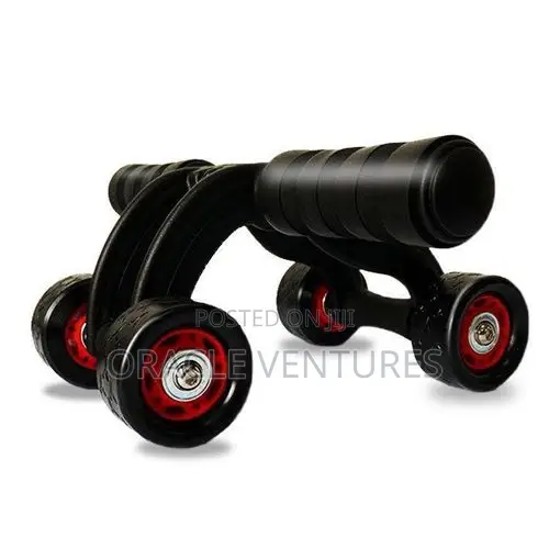 4-Wheel Ab Roller Core Strength Training Exercise Wheel