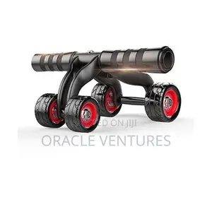 4-Wheel Ab Roller Core Strength Training Exercise Wheel