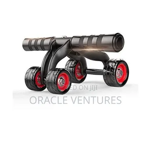 4-Wheel Ab Roller Core Strength Training Exercise Wheel
