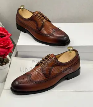 Executive J.M. Weston Brown Leather Shoes