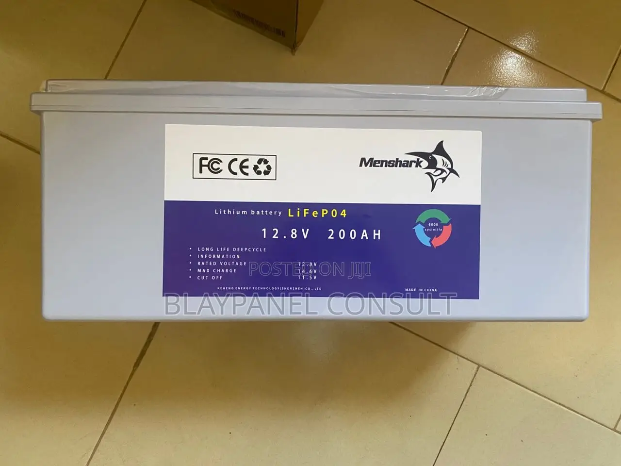 Menshark 12v 200ah Solar Lithium Battery