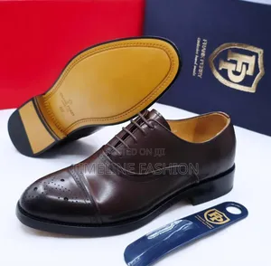 Frank Perry Coffee Brown Men's Stylish Lace Shoes