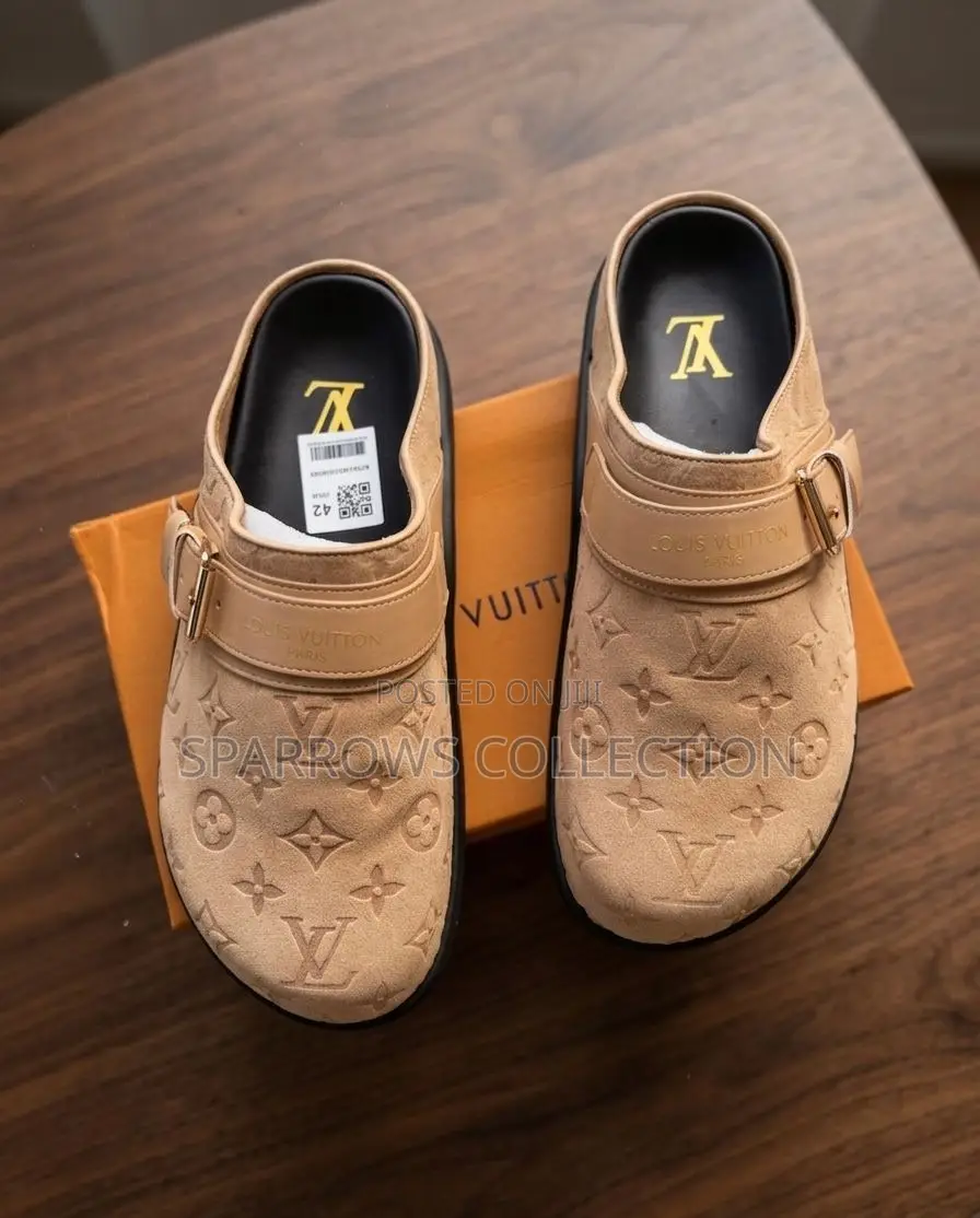 Louis Vuitton Lv to-Go Comfort Clogs(Brown)