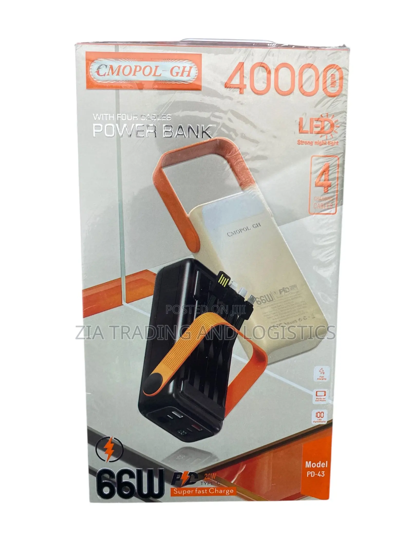 Original Cmopol Gh 40000 Mah 66w Power Bank With Type-C Output