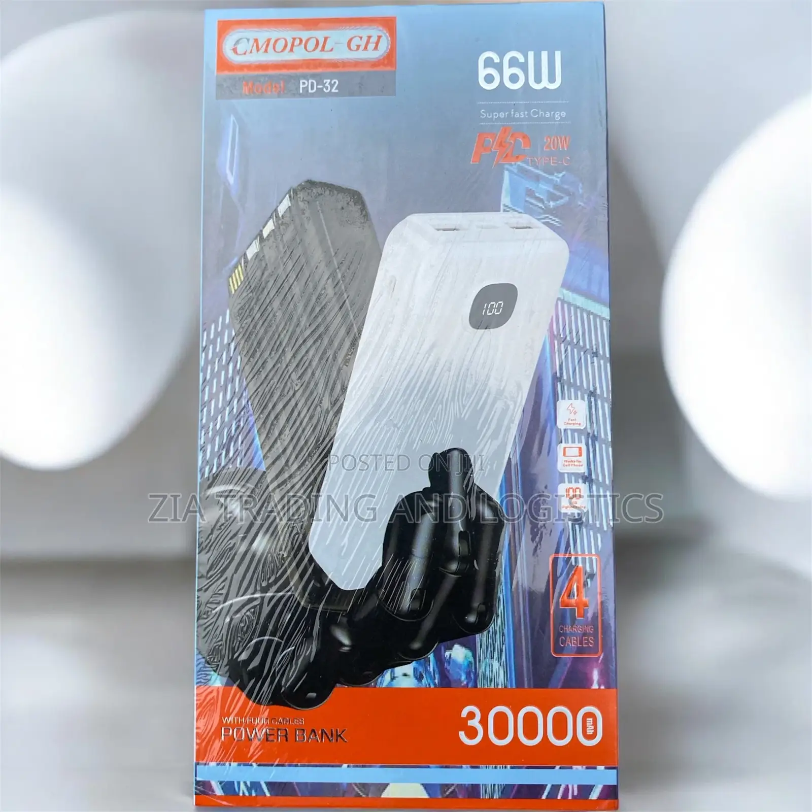 Original Cmopol Gh 30000 Mah 66w Power Bank With Туре-C Output