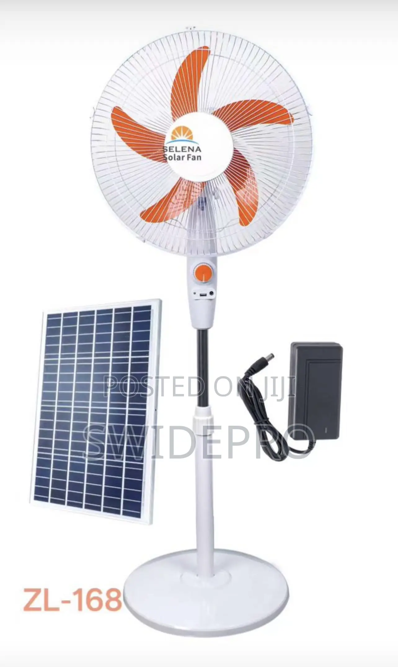 Selena Zl-168 Rechargeable Solar Fan