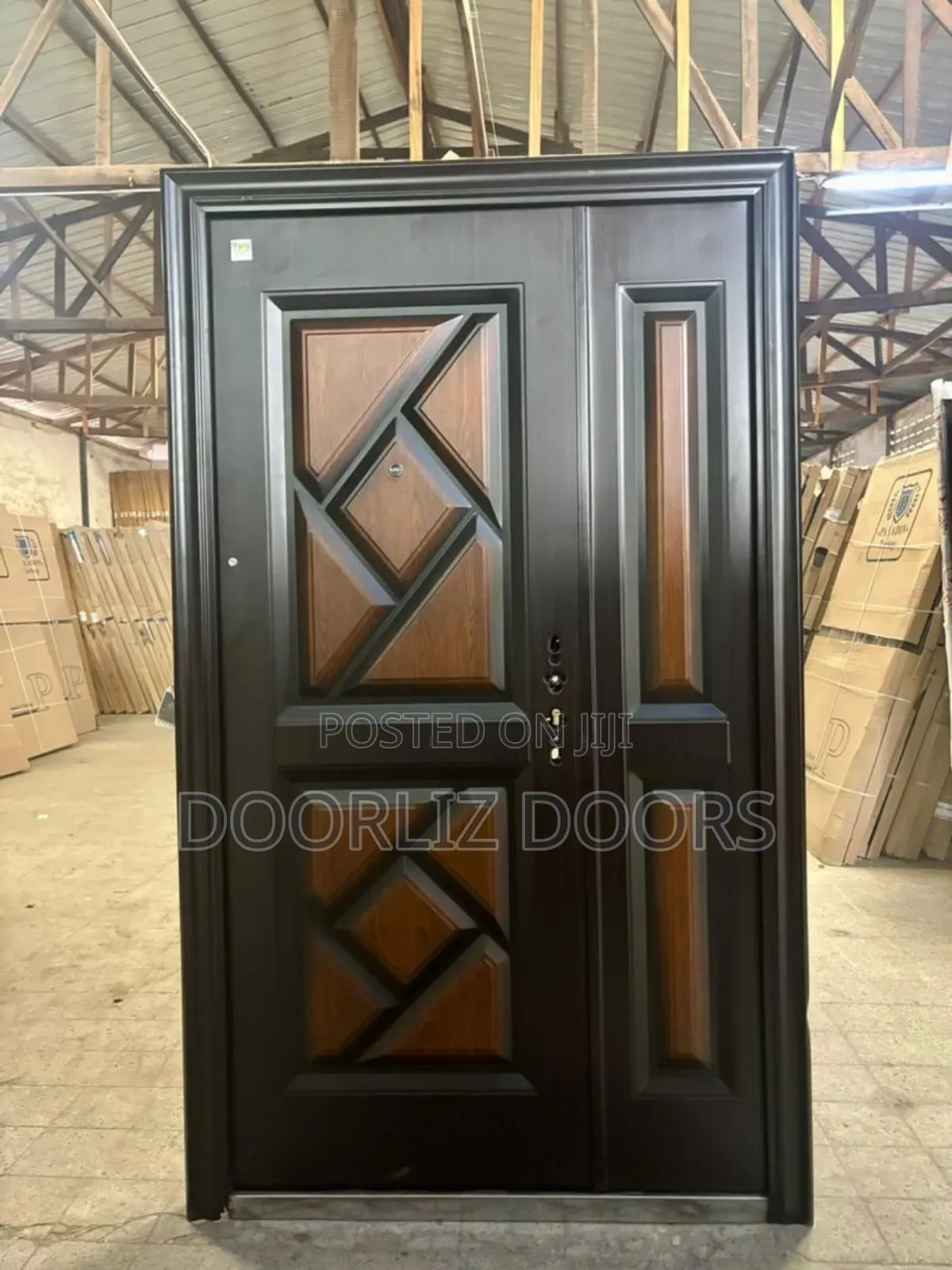 Quality One And Half Security Door With It's Accessories