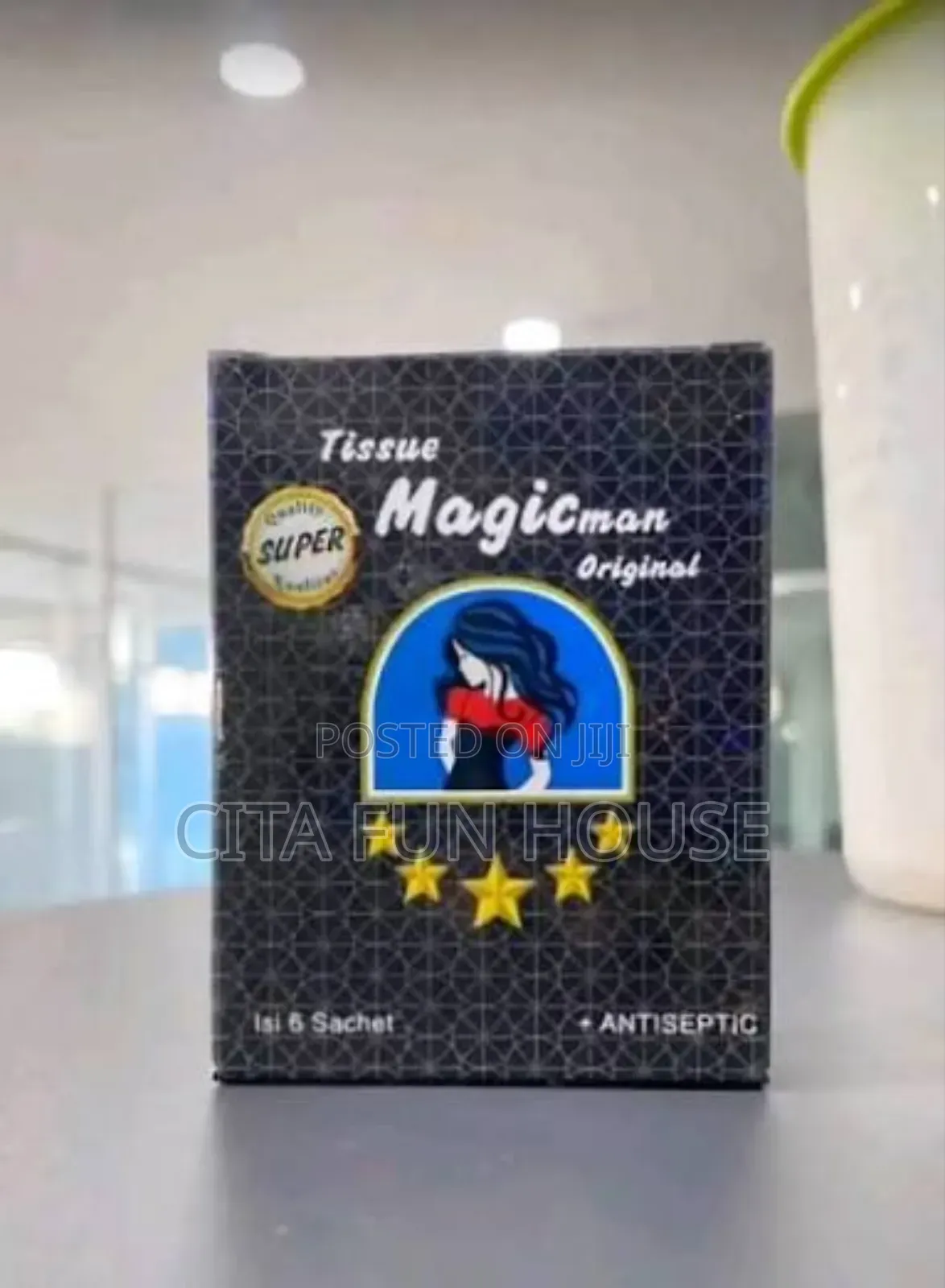 Original Super Magic Man Delay Ejaculation Tissue or Wipes