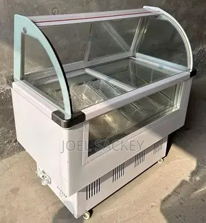 Urgent Sale – 12 Pan Ice Cream Display Freezer