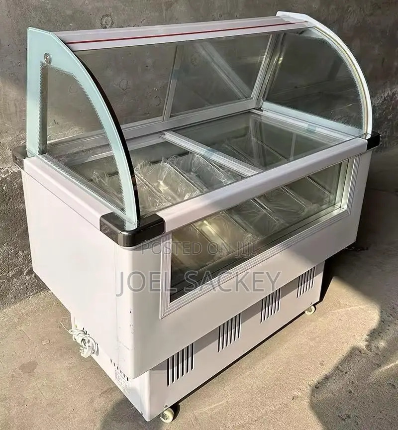 Urgent Sale – 12 Pan Ice Cream Display Freezer