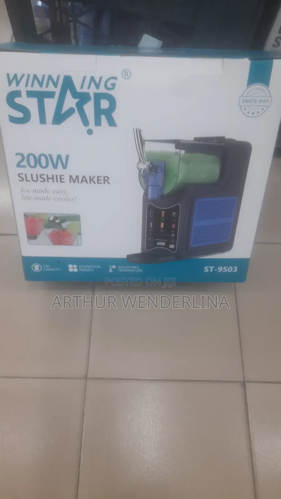 2.6 L Star Winning Star 200w Slushie Maker