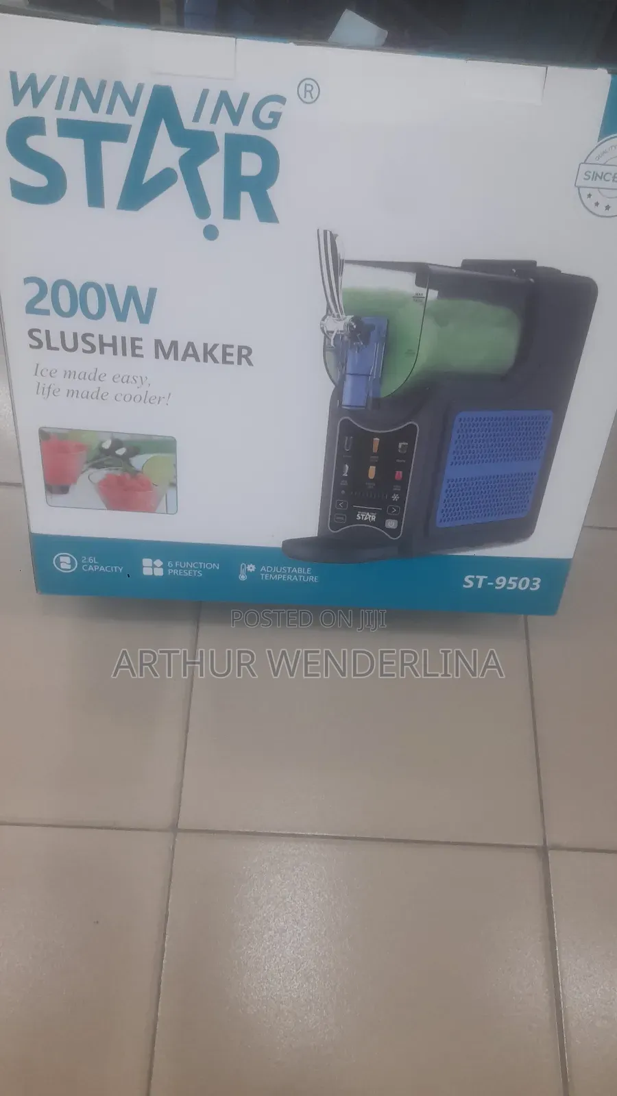 2.6 L Star Winning Star 200w Slushie Maker