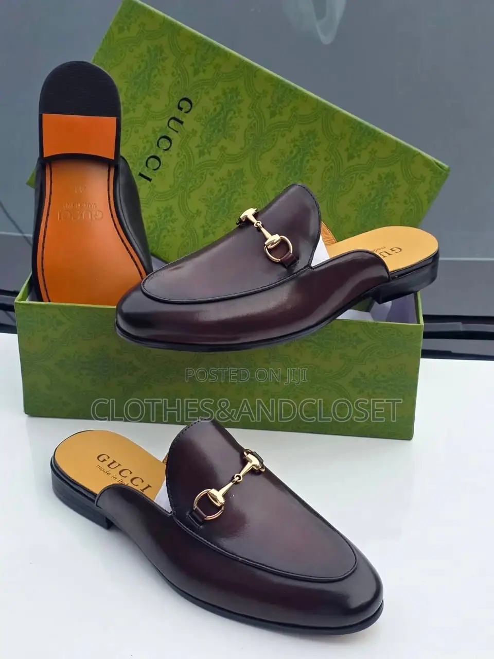 Gucci Princetown Leather Mule
