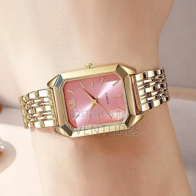 Hot Selling Women Minimalist Square Quartz Watc