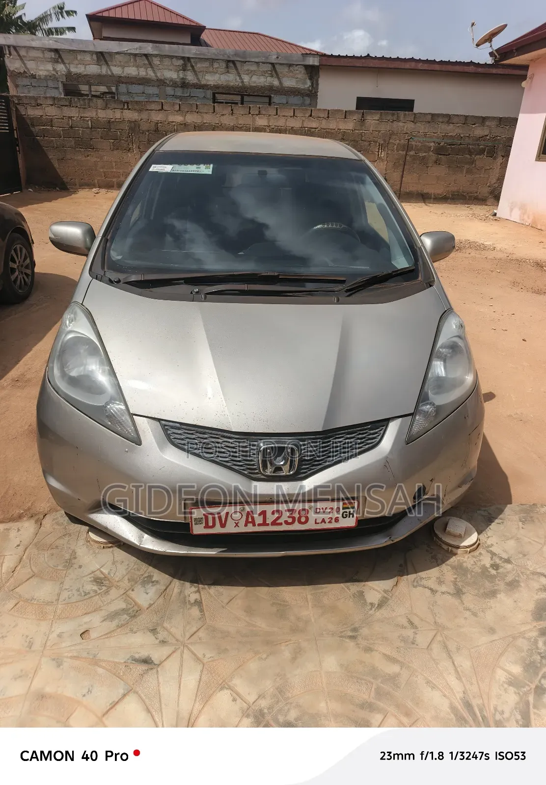 Honda Fit Automatic 2012 Gray