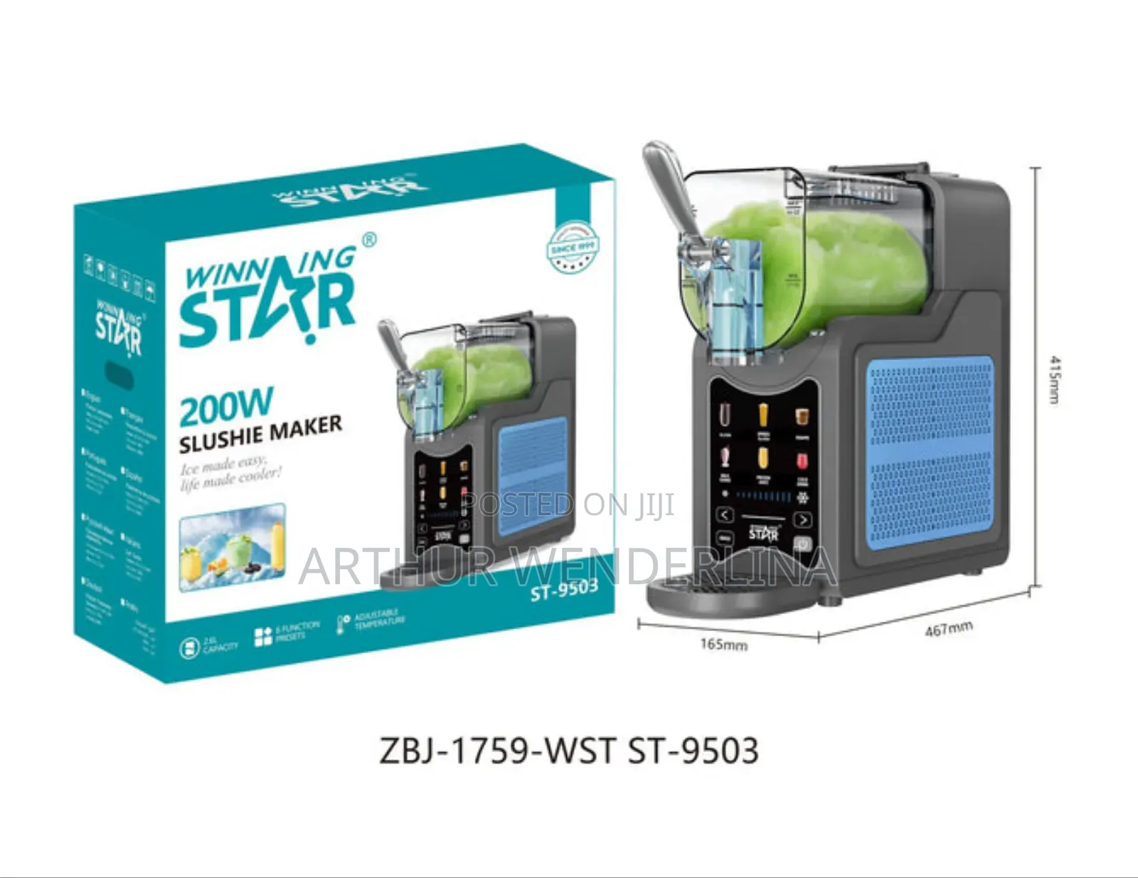 2.6 L Star Winning Star 200w Slushie Maker