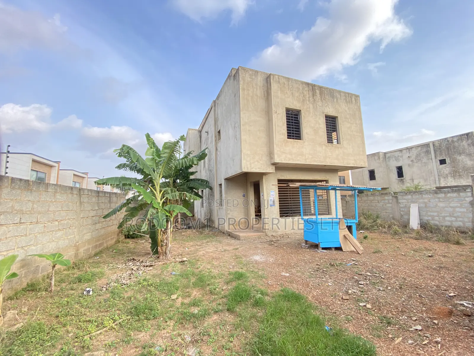 2 Units of 3 Bedrooms House With Half Plot of Land at Ayi Mensah
