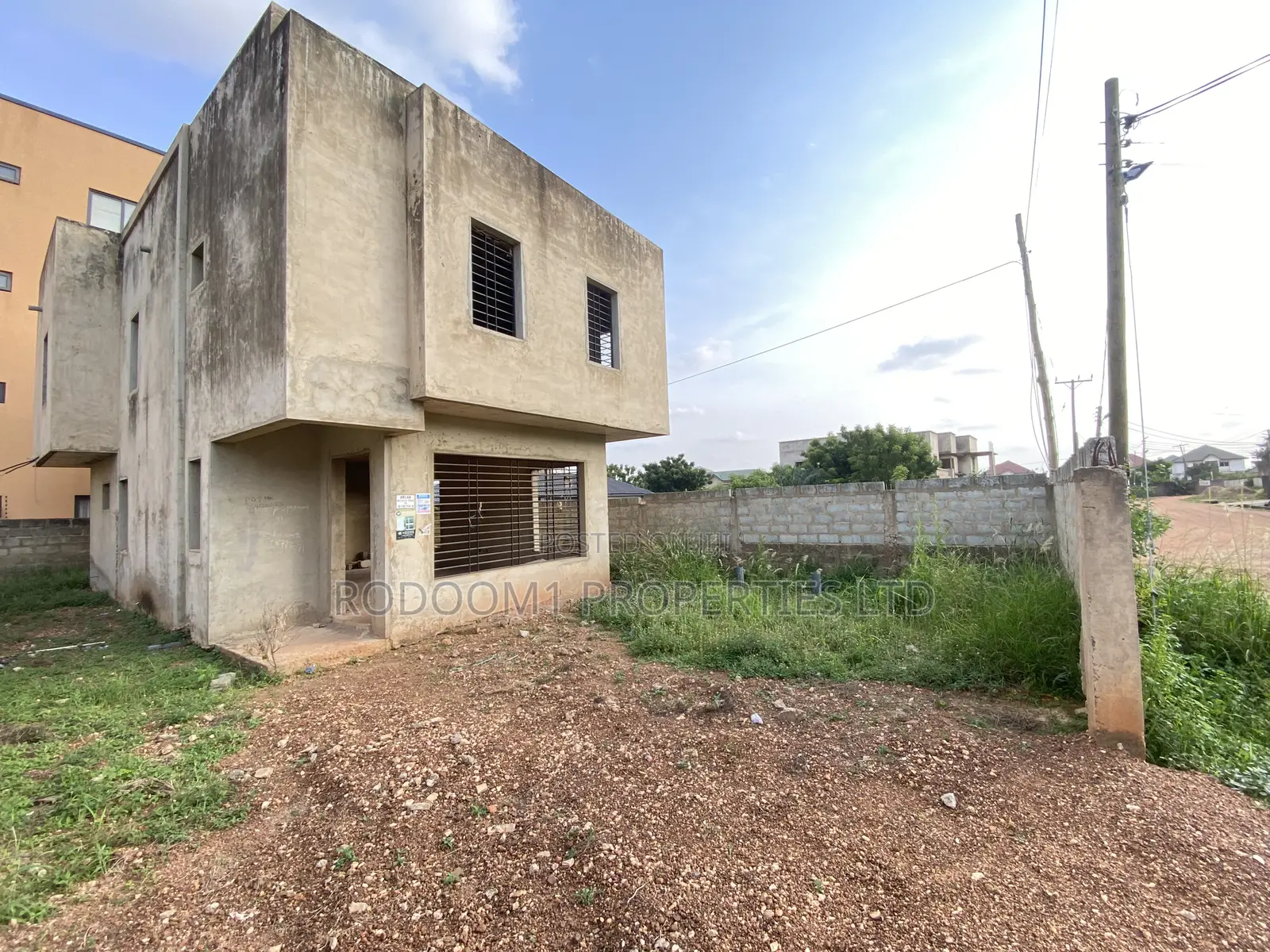 2 Units of 3 Bedrooms House With Half Plot of Land at Ayi Mensah