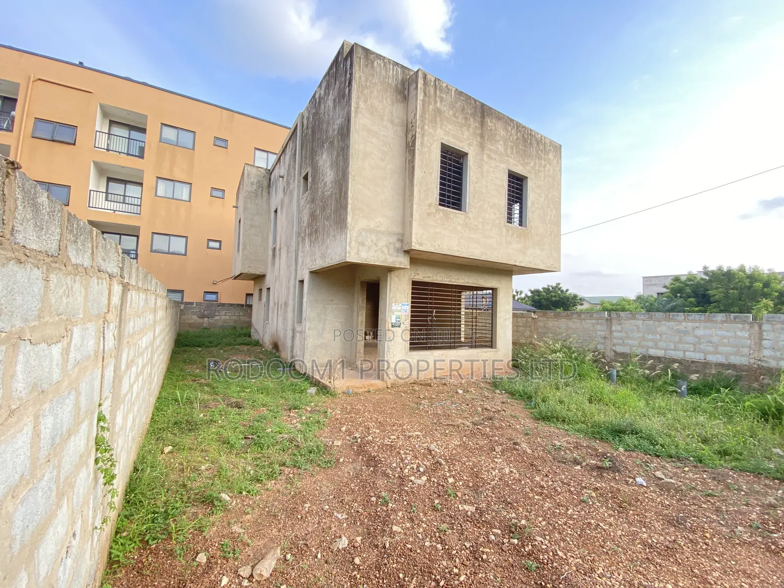 2 Units of 3 Bedrooms House With Half Plot of Land at Ayi Mensah