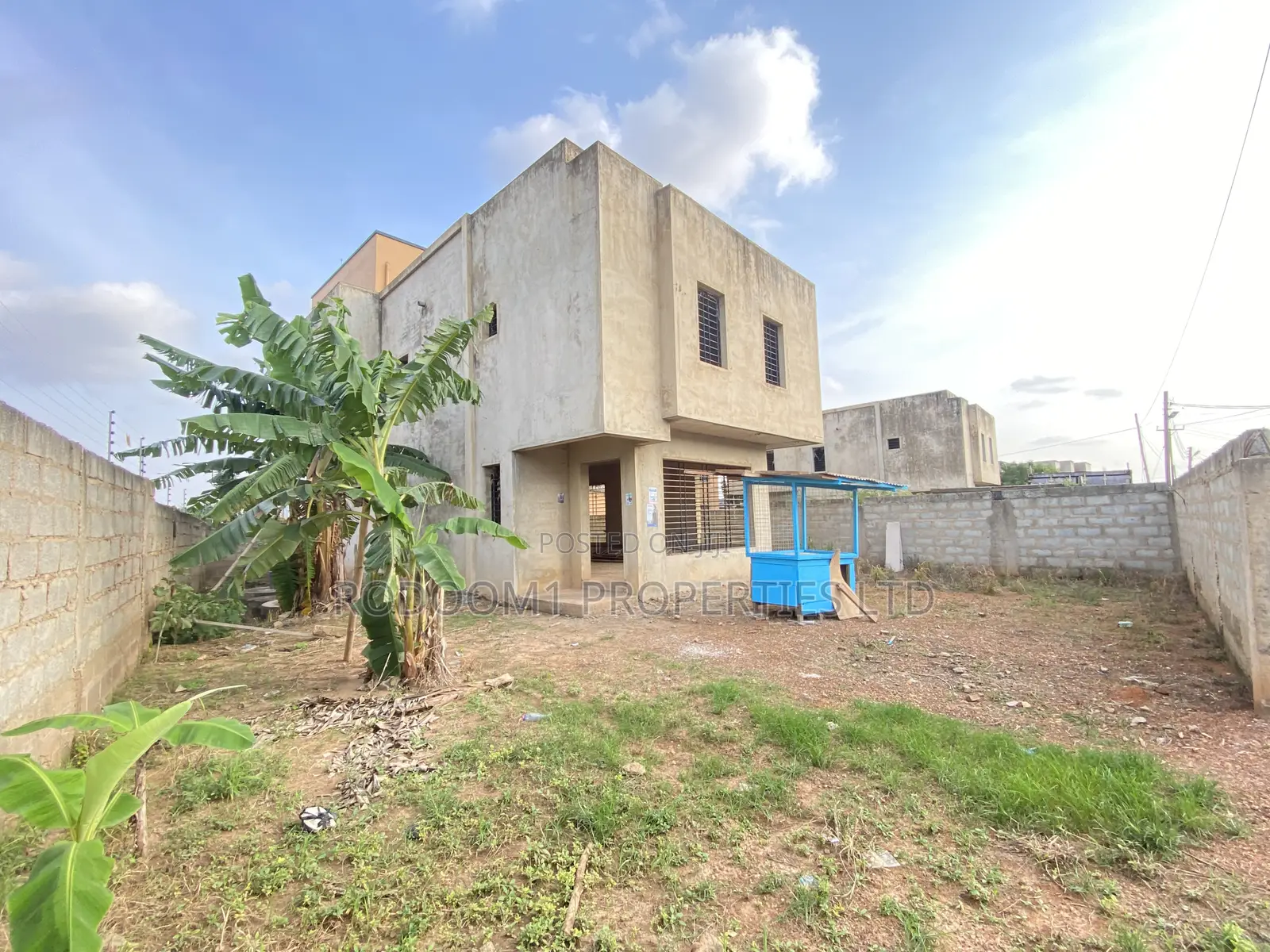 2 Units of 3 Bedrooms House With Half Plot of Land at Ayi Mensah