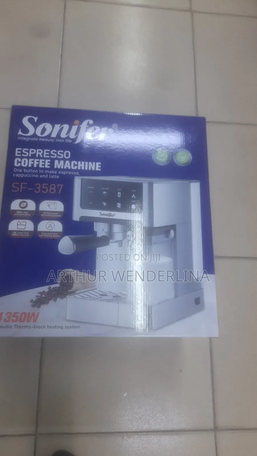 Sonifer Sf-3587 Multifunctional Espresso Coffee Maker