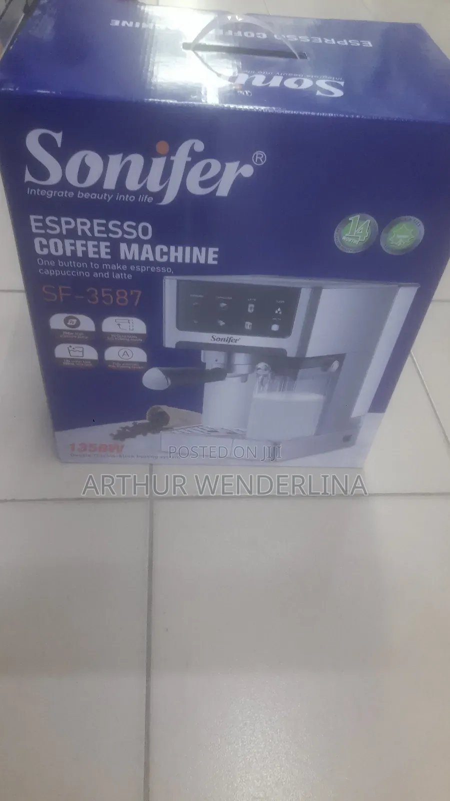 Sonifer Sf-3587 Multifunctional Espresso Coffee Maker