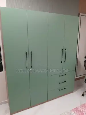 4 Doors Laminated Wardrobe