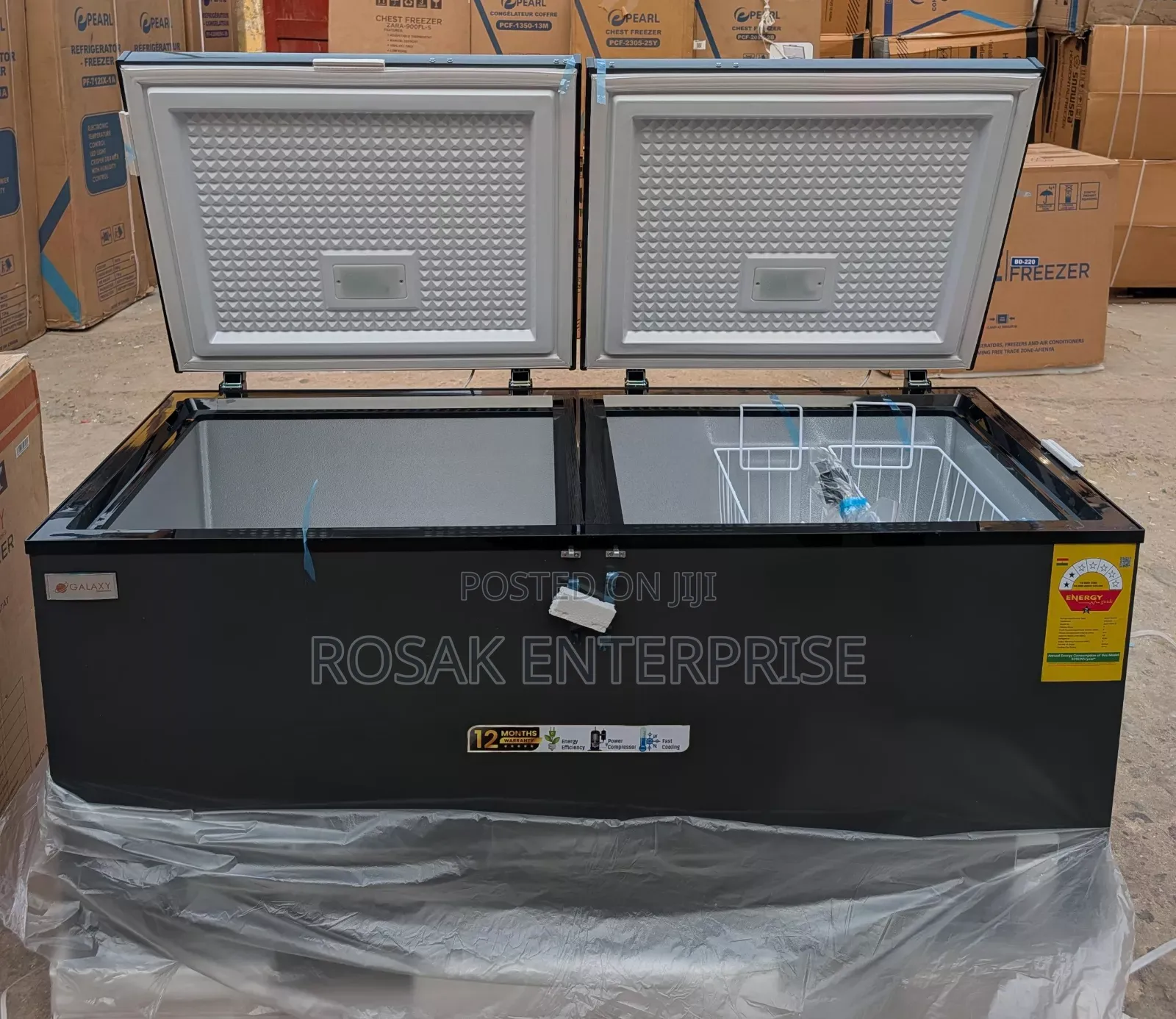 Galaxy 750fl Chest Freezer 
 *520ltrs* 
 *