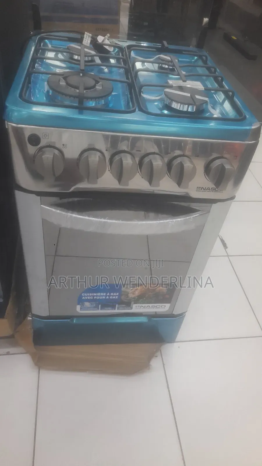 Nasco 4 Bùrner Gas Stove With Oven