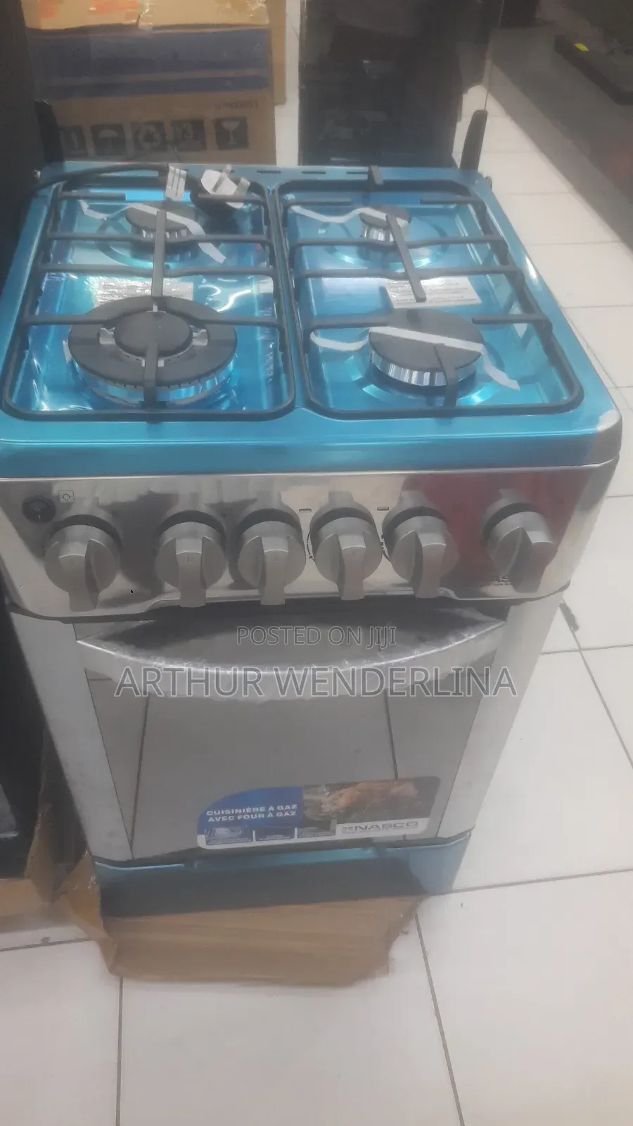 Nasco 4 Bùrner Gas Stove With Oven