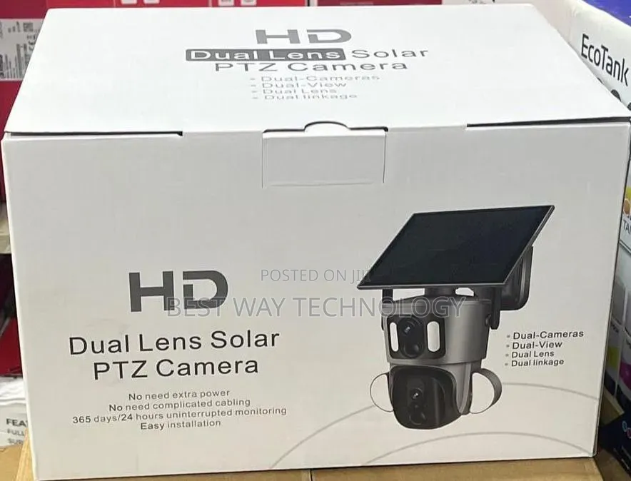 PTZ Solar 4g Dual Lens Camera 6mp Ubox App