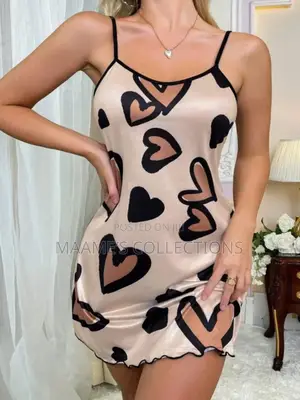 Women's Heart Print Camisole Nightgown/ Sleepwear/ Loungewear