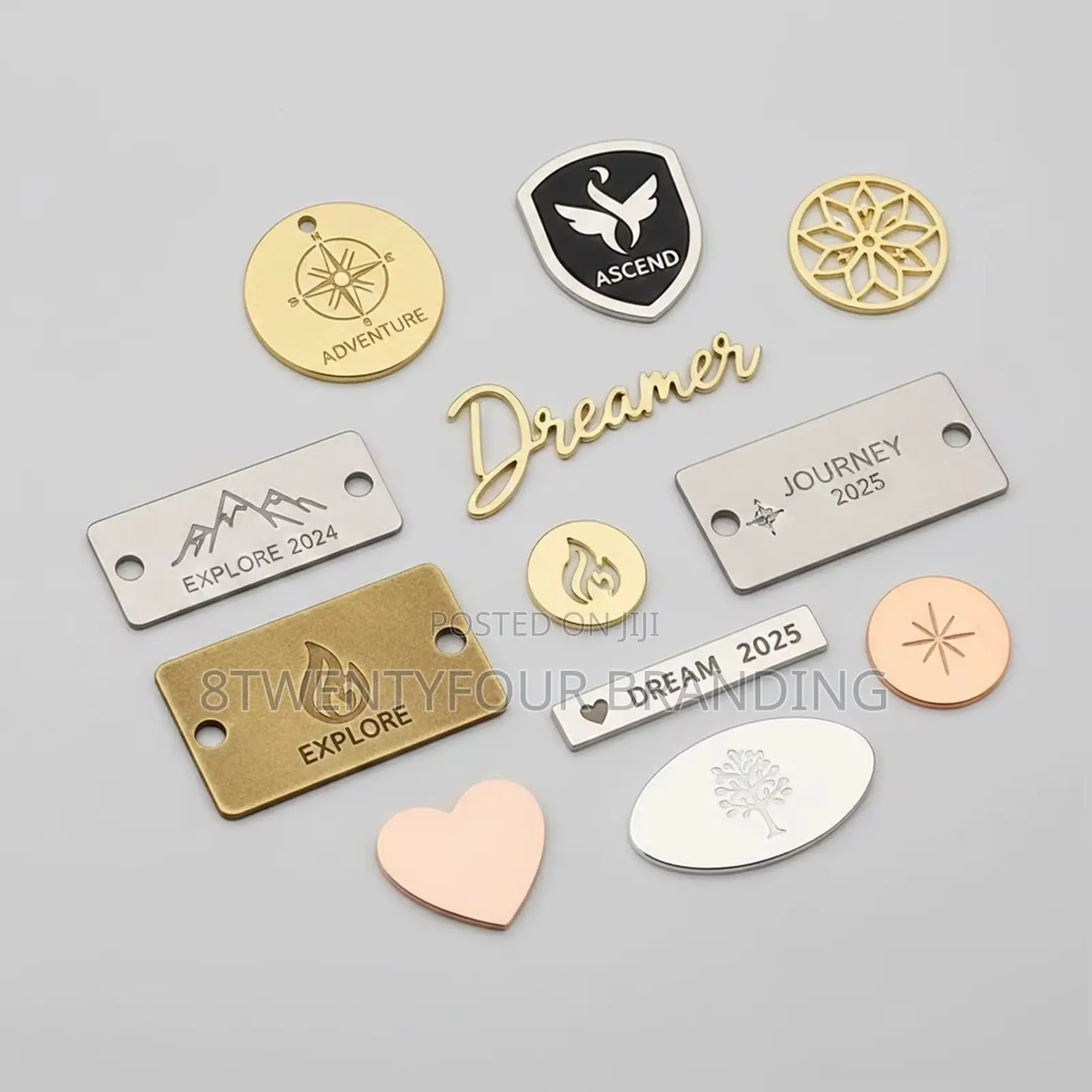 Bag Tags (Custom-Made Metallic Bag Tags/Labels)