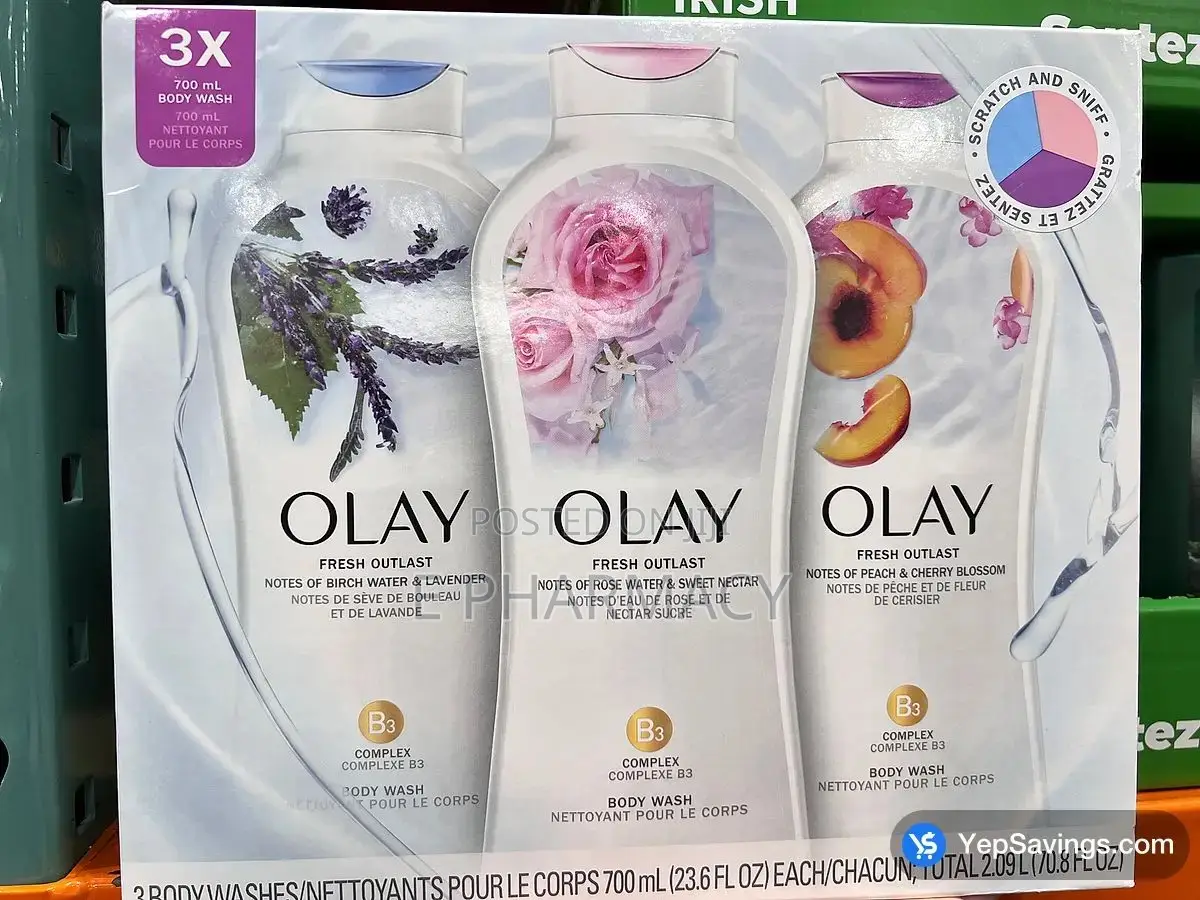 Olay Body Wash Fresh Outlast Vitamin B3 Complex