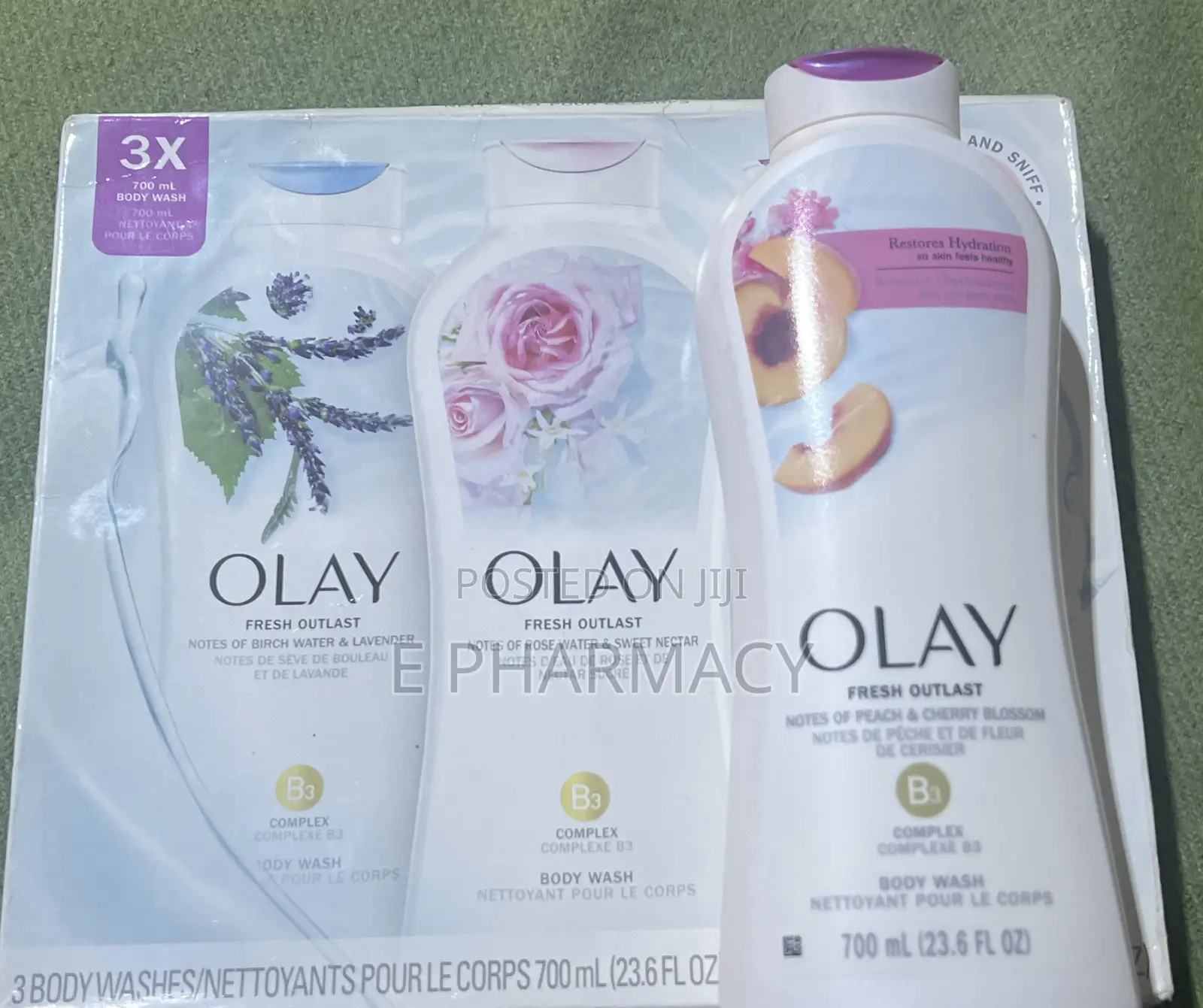 Olay Body Wash Fresh Outlast Vitamin B3 Complex