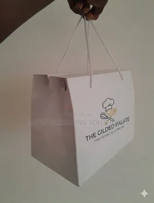 White Paper Box Bag