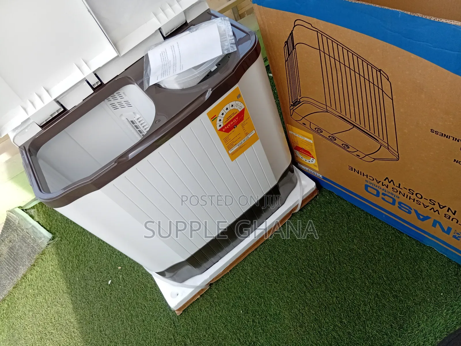 Nasco 5kg Twin Tub Washer – Reliable Cleaning, Every Load