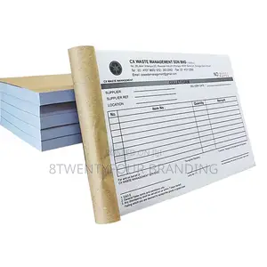 Receipt Invoice Booklets (A4 - A5 Sizes Bulk Printing Only)