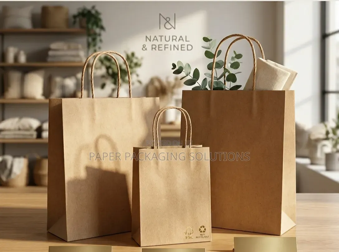 Brown Bag With Handle