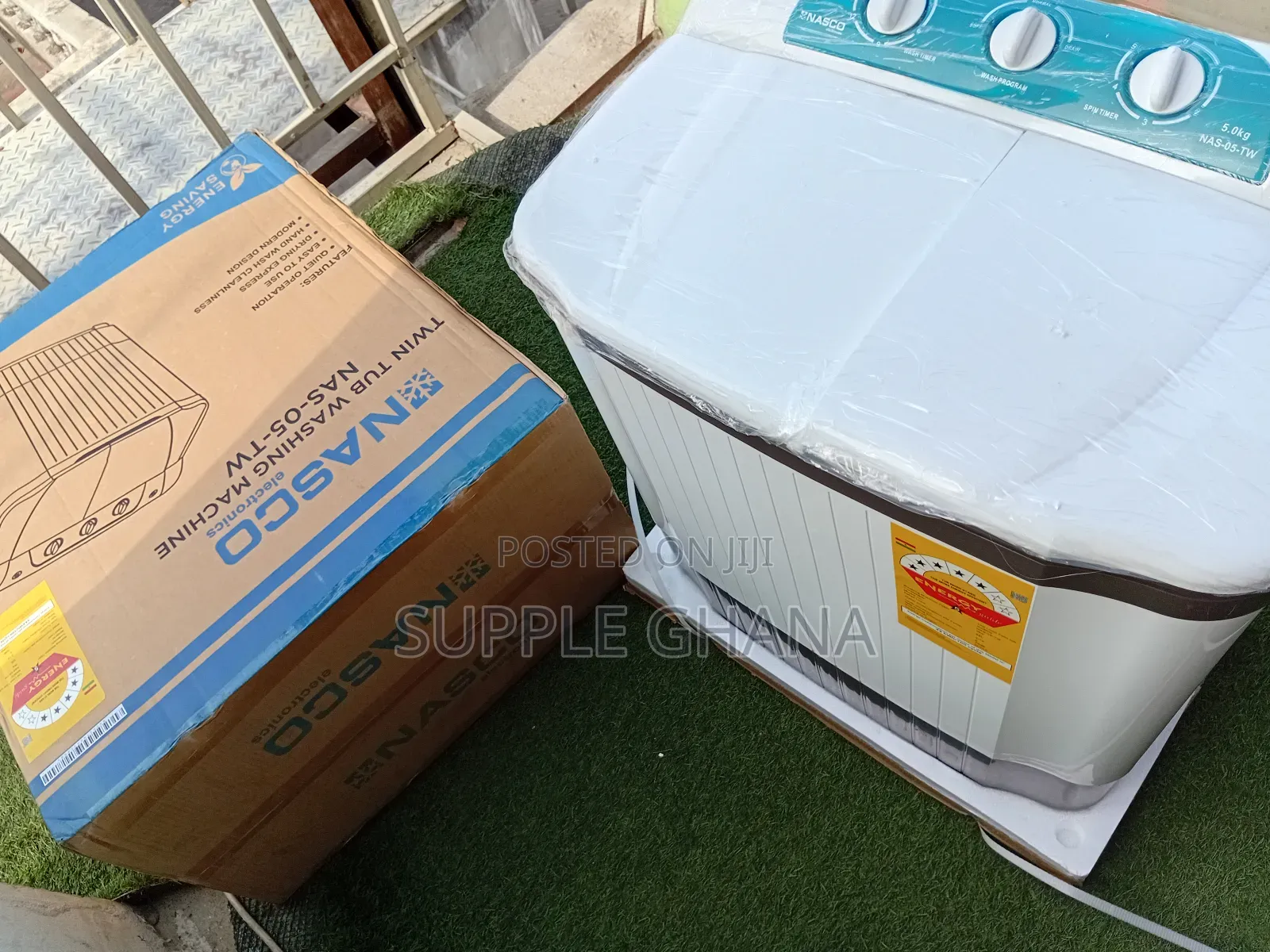Nasco 5kg Twin Tub Washer – Practical, Durable, Efficient