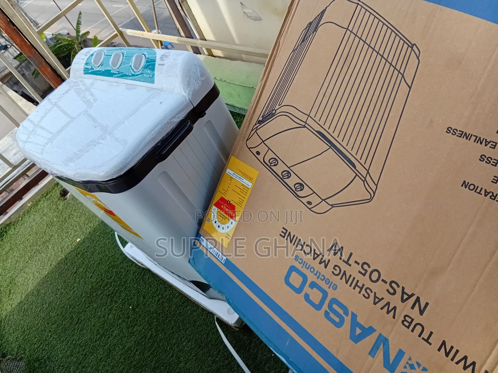 Nasco 5kg Twin Tub Washing Machine – Power Meets Convenience