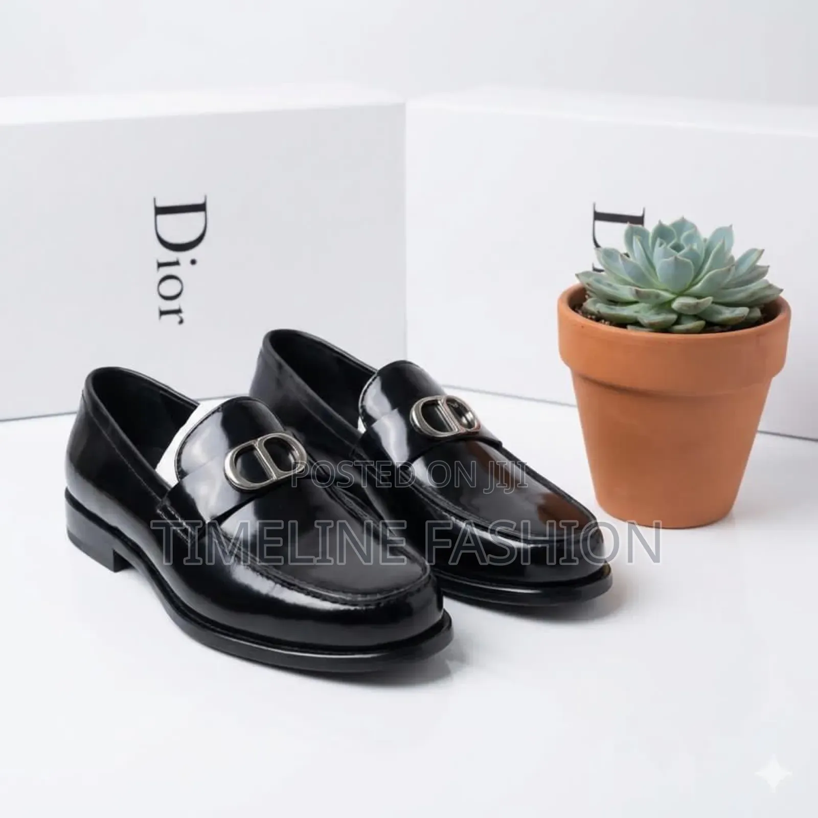 Christian Dior Executive Men's Luxury Shoes Size 39_46 Black