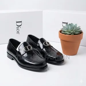 Christian Dior Executive Men's Luxury Shoes Size 39_46 Black