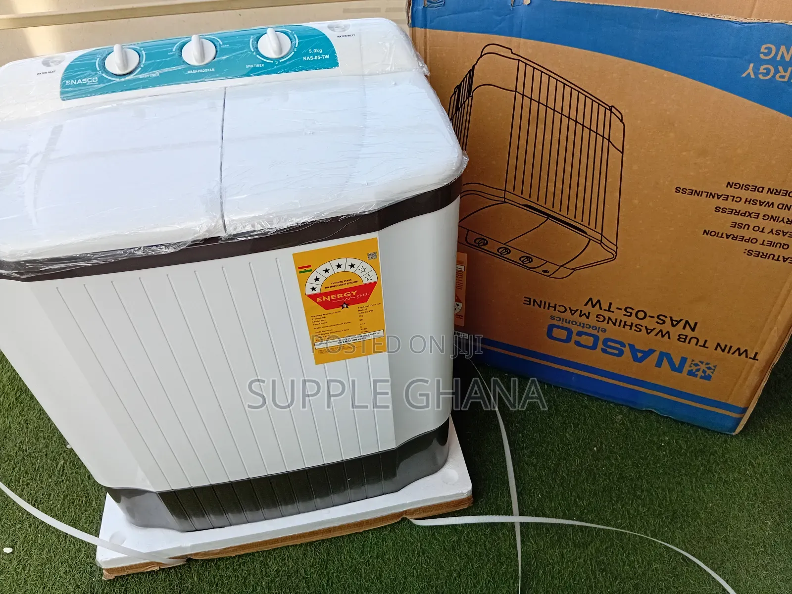 Nasco 5kg Twin Tub Washer – Built for Speed and Performance