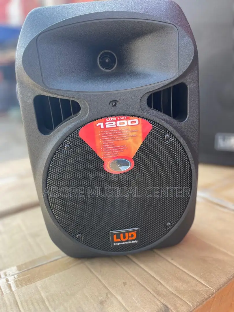 Lud Rechargeable Speaker 8inches
