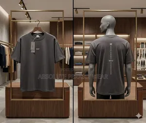 Heavy Textured Round Neck Top for Men